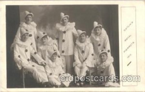 Catlin's Royal Pierrots 1913, Circus Clown Clowns Catlin's Pierrots 1913 