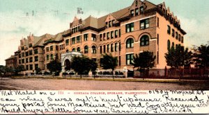 Washington Spokane Gonzaga College 1908