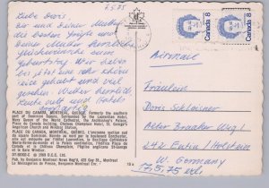 Place du Canada, Montreal, Quebec, 1969 Chrome Postcard