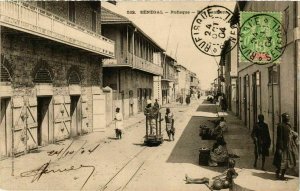 CPA AK Fortier 522 Rufisque- Rue Gambetta SENEGAL (812205)