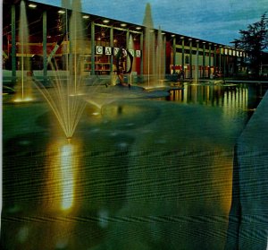 Seattle World's Fair Canadian Exhibit At Night