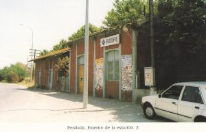 Postal 62376 : Peralada. Exterior de la estacion