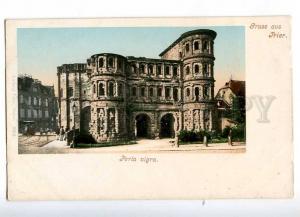 191888 GERMANY GRUSS aus TRIER porta Nigra Vintage postcard