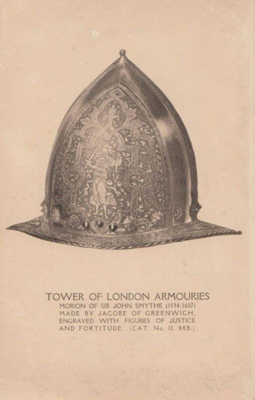 John Smythe Greenwich Armour Armoury Old Postcard