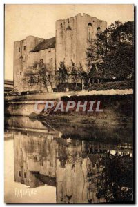 VINTAGE POSTCARD Keep of the old castle of Niort