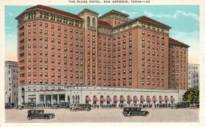 The Plaza Hotel San Antonio TX Texas Pub. E.C. Kropp Co. Vintage Postcard c1920