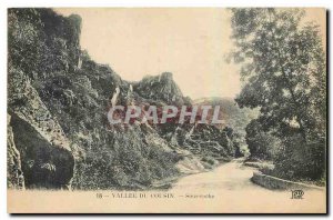 Old Postcard Vallee du Cousin Sub rock