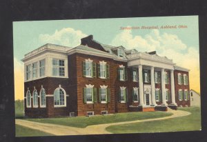 ASHLAND OHIO SAMARITAN HOSPITAL BUILDING 1911 VINTAGE POSTCARD