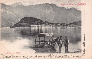 LAGO di COMO LOMBARDY ITALY~BELLAGIO~1900s PHOTO POSTCARD