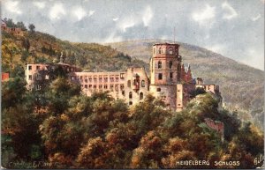 Heidelberg Castle, Tucks 7641 Heidelberg Germany Vintage Postcard V56