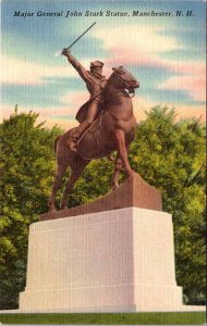 Postcard MONUMENT SCENE Manchester New Hampshire NH AO3106