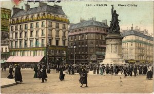 CPA PARIS 9e place clichy (1248533)