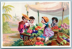 WHITING MANUFACTURING STUDIO ANTIQUE ADVERTISING VICTORIAN TRADE CARD