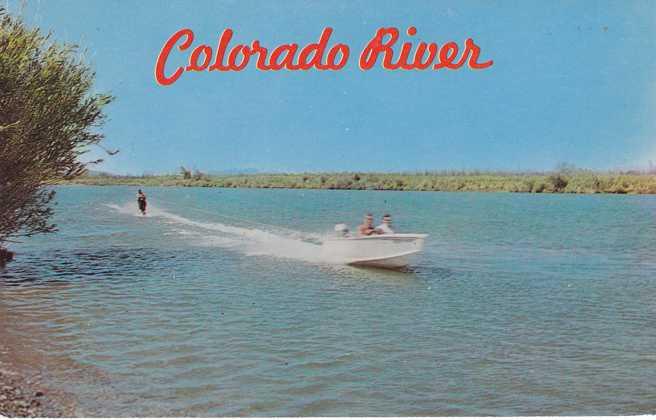 Water Skiing on the Colorado River AZ, Arizona