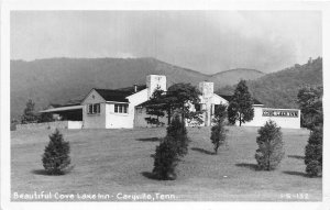 J46/ Caryville Tennessee Postcard RPPC c1950s Cline Cove Lake Inn 191