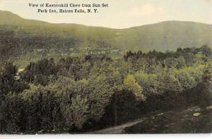 Haines Falls New York Kaaterskill Clove Birdseye View Antique Postcard K62518