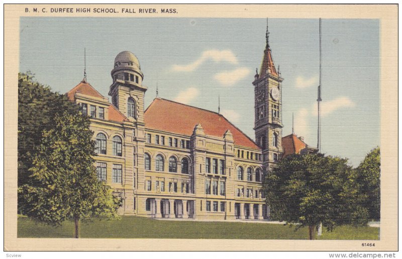 FALL RIVER, Massachusetts, 1930-1940´s; B.M.C. Durfee High School