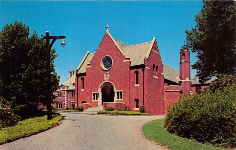 MT KISCO NEW YORK CENACLE RETREAT HOUSE FOR WOMEN~ADORATION CHAPEL POSTCARD