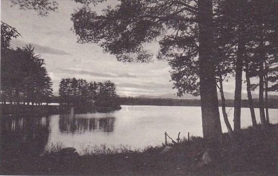 Maine Center Lovell The Sunset Hour On Kezar Lake At Center Lovell Albertype