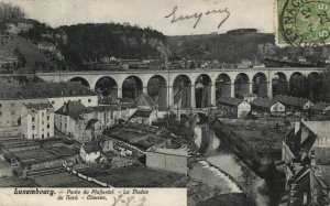 Luxembourg Partie du Pfaffenthal Vintage Postcard 03.86