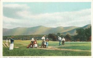 C-1910 White Mountains New Hampshire Golf Phostint Detroit Publishing 1216