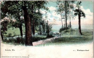 Kenosha, Wisconsin - A view of Washington Island - in 1908