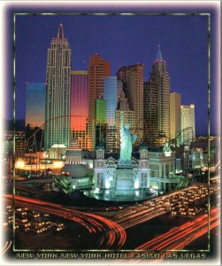Postcard New York New York Hotel Casino Las Vegas - William Carr  collection