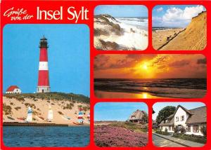 BG13277 grusse von der insel sylt lighthouse germany