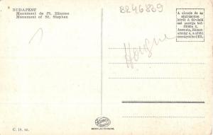 BR46839 Monument de st etienne Budapest     Hungary