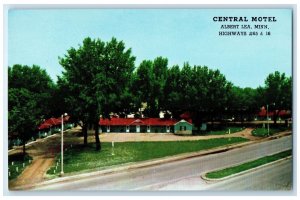 c1960 Central Motel Exterior Building Albert Lea Minnesota MN Vintage Postcard