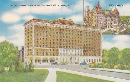 Hotel De Witt Clinton State & Eagle Streets Albany New York