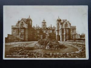 West Midlands Birmingham ASTON HALL c1930 RP Postcard