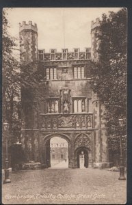 Cambridgeshire Postcard - Cambridge, Trinity College, Great Gate    RS6764