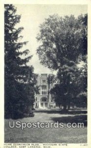 Home Economics Building, Michigan State Colleg - East Lansing  