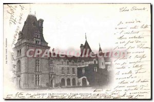 Postcard Old Chateau De Bourlemont Main Facade