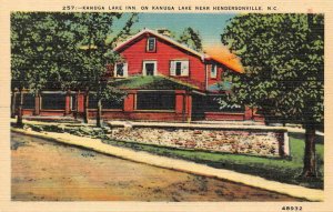 HENDERSONVILLE, North Carolina~NC   KANUGA LAKE INN  Roadside  c1940's Postcard