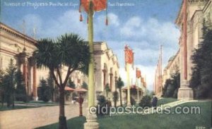 Avenue of Progress 1915 Panama Worlds Fair, San Francisco, CA USA Unused 