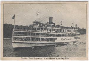 New York - Hudson Rvr. Day Line - Steamer - Peter Stuyvesant