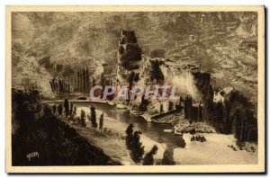 Old Postcard Gorges du Tarn Castelbouc