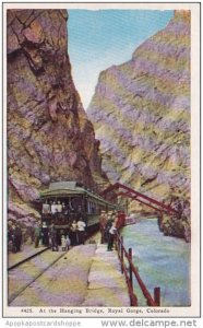 At The Hanging Bridge Royal Gorge Colorado