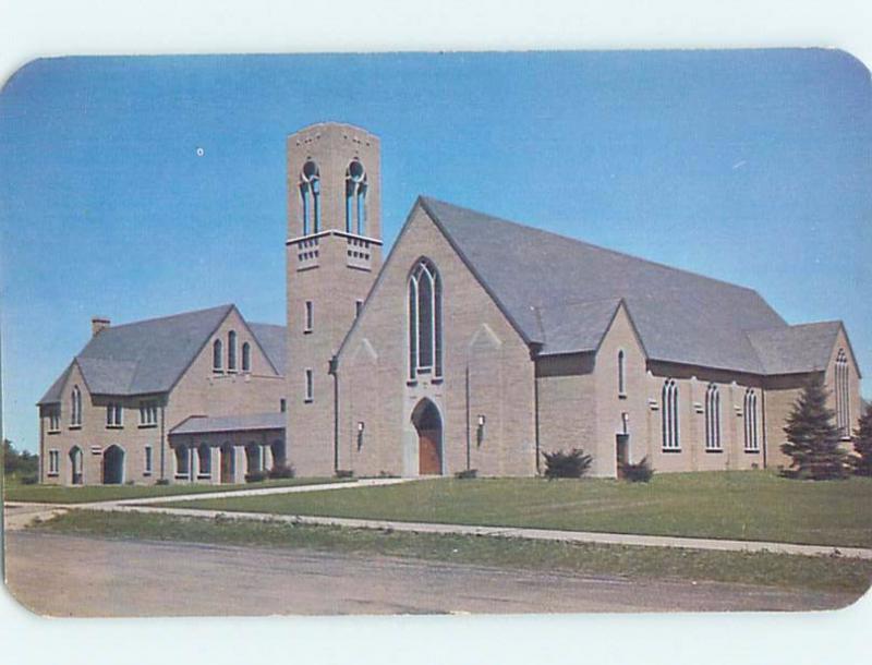 Unused Pre-1980 CHURCH SCENE Peoria Illinois IL A6310