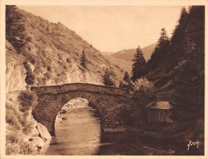 Br45030 Aiguilles vieux pont sur le guil Pineoleum Publicite advertaising france