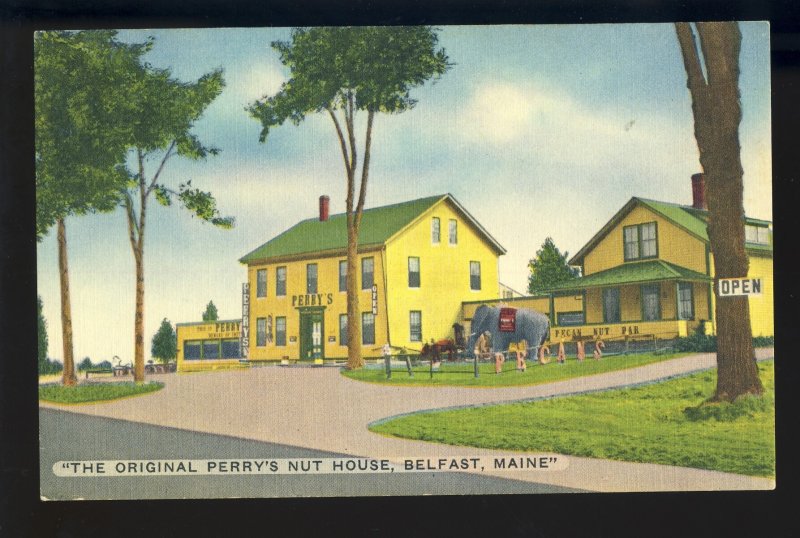 Belfast, Maine/ME Postcard, The Original Perry's Nut House