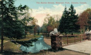 Canada The Ravine Stream Reservoir Park Toronto Vintage Postcard 07.25