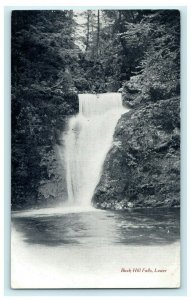 Buck Hil Falls, Lower Waterfall Postcard Vintage Antique 