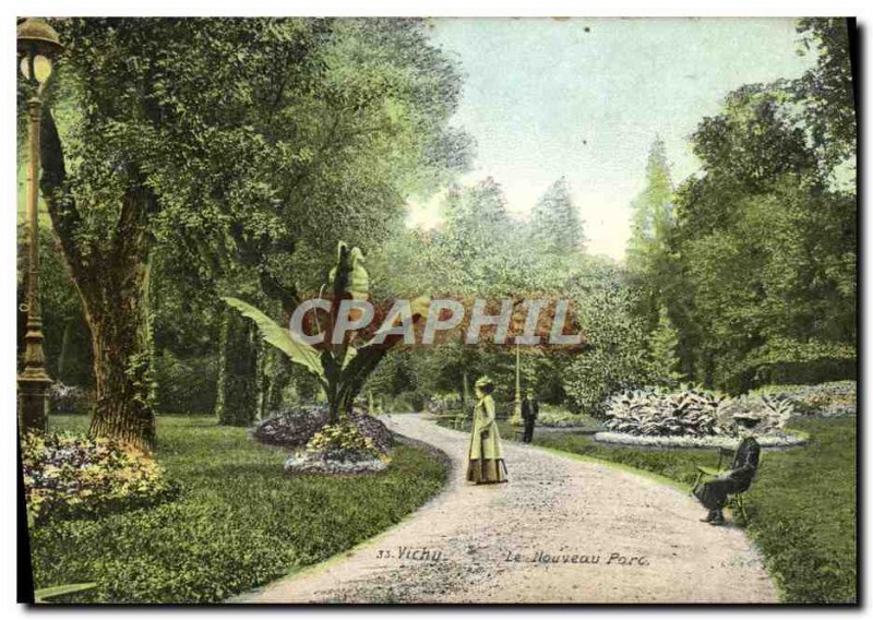 Postcard Old Vichy New Park