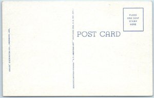 PARAGOULD, Arkansas  AR   Roadside VANDERVOORT HOTEL c1930s Linen Postcard