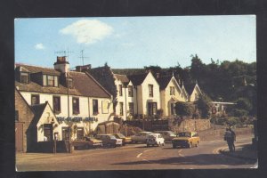 ISLE OF SKYE HOTEL PERTH OLD CARS VINTAGE ADVERTISING POSTCARD