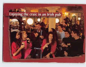 Postcard Enjoying the craic in an Irish pub, Ireland