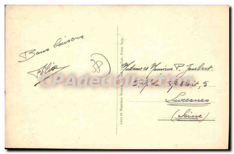 Old Postcard Grenoble Vue Generale Belledonne